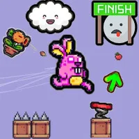 PLay Cute Rabbit's Challenging Adventure now!