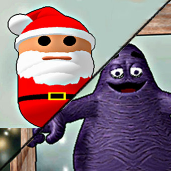 Santa Claus Meet Grimace